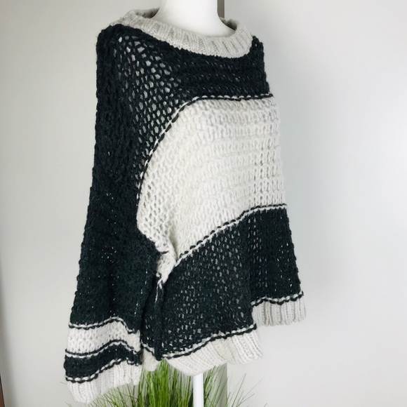 Free People Oversized Loose Chunky Knit Sweater Sm - Picture 2 of 8